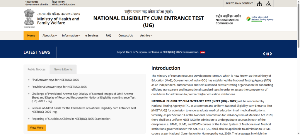 NEET UG Result 2025: लाखों छात्रों का इंतजार खत्म, ऐसे डाउनलोड करें अपना स्कोरकार्ड NEET UG